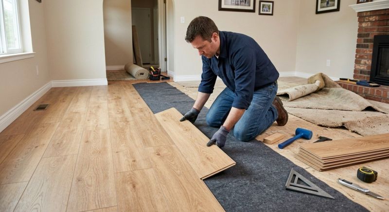 Laminate Floor Remodeling in Lafayette, CO