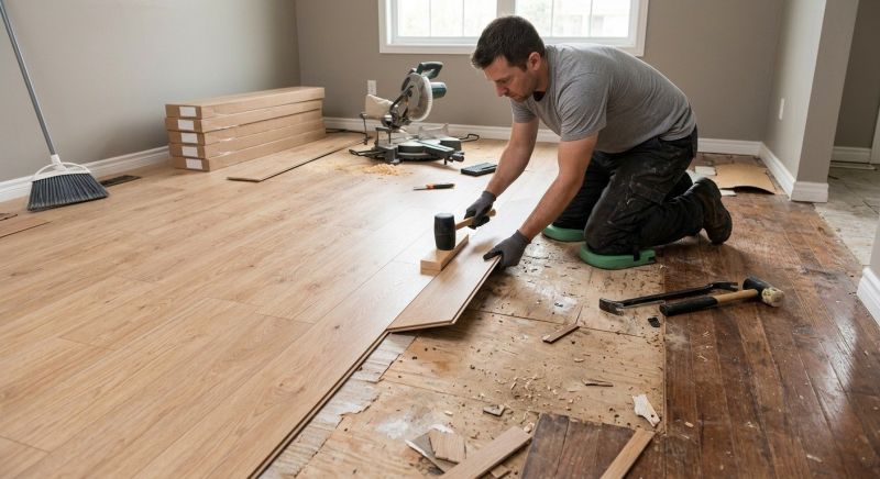 Laminate Floor Replacement in Adams County, CO