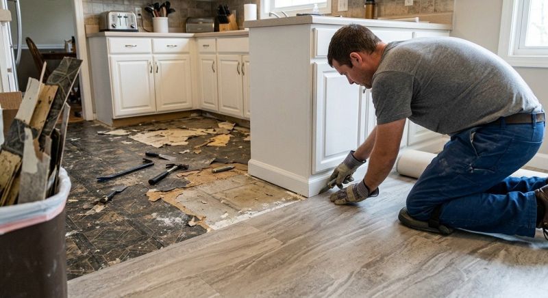 Linoleum Floor Installation in Denver County, CO