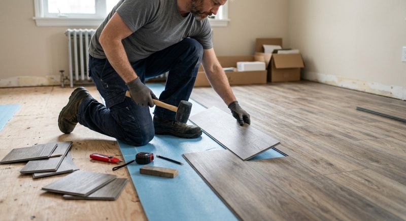 Linoleum Floor Installation in Lafayette, CO