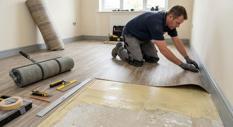 Sheet Linoleum Installation in Boulder County, CO