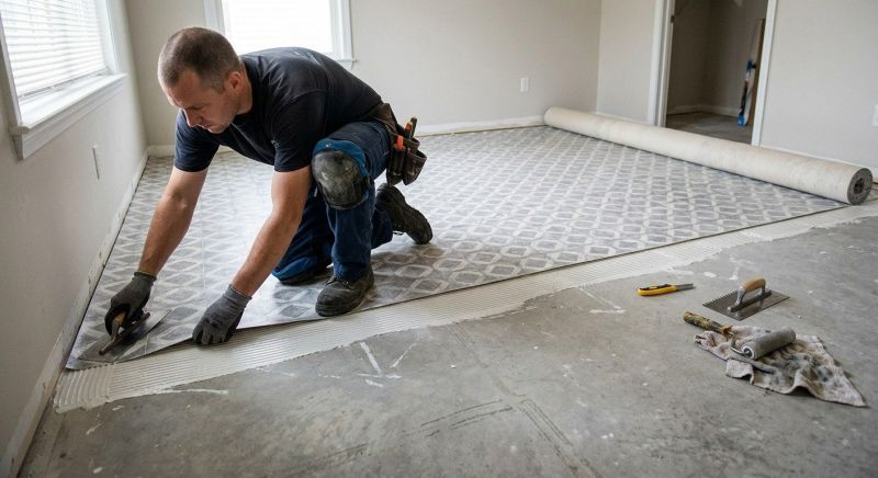 Sheet Linoleum Installation in Commerce City, CO