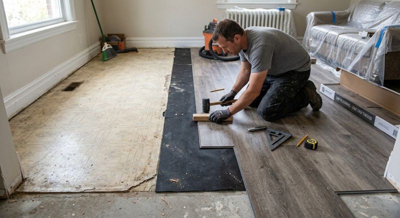 Vinyl Floor Remodeling in Lafayette, CO