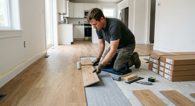 Vinyl Plank Floor Installation in Lafayette, CO